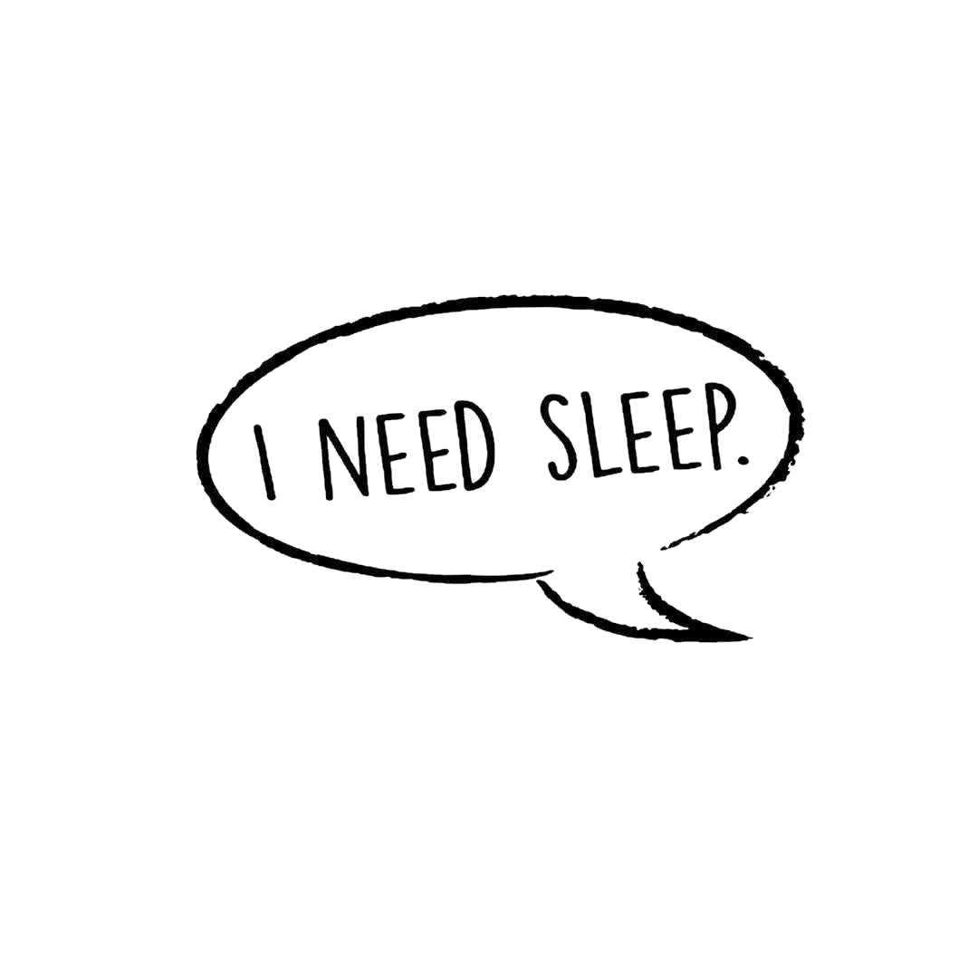 I Need Sleep Sticker